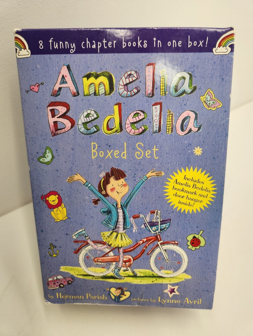 Amelia Bedelia Boxed Set 8 Chapter Books Herman Parish Complete Collection Paper